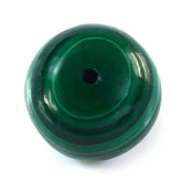MALACHITE PLAIN ROUND BALL (HALF DRILL) 12MM 17.51 Cts.
