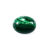 PASTA MALACHITE PLAIN OVAL CAB 9X7MM 1.42 Cts.