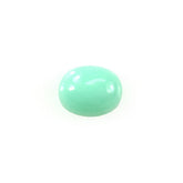 MINT GREEN CHRYSOPRASE PLAIN OVAL CAB (AA/CELAN) 5.00X4.00 MM 0.40 CTS