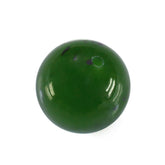 NEPHRITE GREEN JADE PLAIN ROUND BALL (FULL DRILL) 10MM 8.13 Cts.