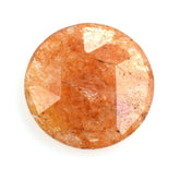 ORANGE AVENTURINE QUARTZ ROSE CUT BRIOLETTE ROUND 12MM 3.49 Cts.