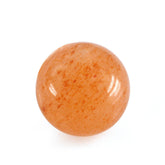 ORANGE AVENTURINE PLAIN BALLS (HALF DRILL 0.80MM) 8MM 3.77 Cts.