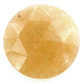 ORANGE AVENTURINE ROSE CUT BRIOLETTE ROUND 15MM 5.40 Cts.