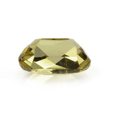 OLIVE QUARTZ CHECKER CUT CUSHION 16X12MM 9.69 Cts.