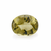 OLIVE QUARTZ BUFFTOP OVAL 11X9MM 4.17 Cts.