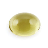 OLIVE QUARTZ OVAL CAB 8X6MM 1.25 Cts.