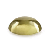 OLIVE QUARTZ OVAL CAB 8X6MM 1.25 Cts.