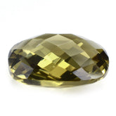 OLIVE QUARTZ BRIOLETTE CUSHION 18MM 16.90 Cts.