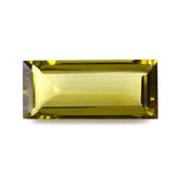 OLIVE QUARTZ CUT BAGUETTE 32X14MM 31.51 Cts.