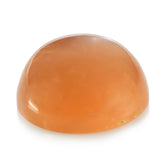 ORANGE MOONSTONE PLAIN ROUND CAB 12MM 6.73 Cts.