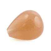 ORANGE MOONSTONE PLAIN DROPS (HALF DRILL) 12X10MM 7.70 Cts.