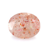ORANGE FELDSPAR CUT OVAL 10X8MM 2.44 Cts.