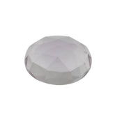 PINK AMETHYST ROSE CUT OVAL CAB 12X10MM 4.17 Cts.