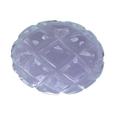 PINK AMETHYST PINNAPLE CARVED OVAL CAB (DES#9) (MEDIUM) 10X8MM 2.53 Cts.