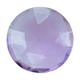 PINK AMETHYST ROSE CUT BRIOLETTE ROUNDISH 15MM 6.35 Cts.