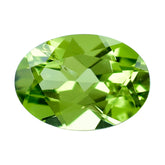 PERIDOT CUT OVAL (GREEN COLOR\SI) 7.00X5.00 MM 0.75 Cts.