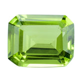PERIDOT STEP CUT OCTOGON (GREEN COLOR\CLEAN) 10.00X8.00 MM 3.16 Cts.