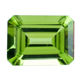 PERIDOT STEP CUT OCTOGON (GREEN COLOR\CLEAN) 8.00X6.00 MM 1.55 Cts.