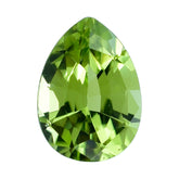 PERIDOT STEP CUT (GREEN/CLEAN) PEAR 7.00X5.00 MM 0.76 Cts.