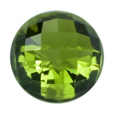 PERIDOT HIGH DOME CHECKER ROUND 8MM 2.50 Cts.