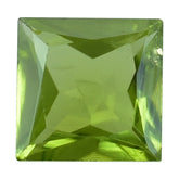 PERIDOT PRINCESS CUT SQUARE (CLEAN) 7.00MM 1.68 Cts.