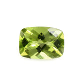 PERIDOT CHECKER CUT CUSHION (1ST) 7X5MM 0.98 Cts.
