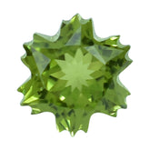 PERIDOT CUT SNOWFLAKE SHAPE (CLEAN ) 6MM (THICKNESS:-4.50MM) 1.10 Cts.