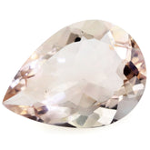 PEACH FLUORITE CUT PEAR 18X13MM 10.90 Cts.