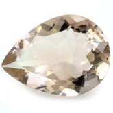 PEACH FLUORITE CUT PEAR 20X15MM 15.20 Cts.