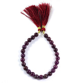 RUBY 8-8.50MM PLAIN BALLS 8" PER LINE