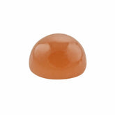 PEACH MOONSTONE ROUND CAB 6MM 0.99 Cts.