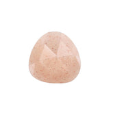 PEACH MOONSTONE ROSE CUT TRILLION CAB 4MM 0.22 Cts.