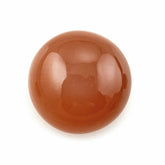 PEACH MOONSTONE ROUND CAB 11MM 5.23 Cts.