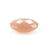 PEACH MOONSTONE BRIOLETTE OVAL 12X10MM 4.10 Cts.