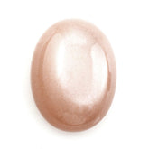 PEACH MOONSTONE OVAL CAB 16X12MM 8.63 Cts.
