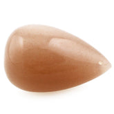 PEACH MOONSTONE PLAIN DROPS (FULL DRILL) 19X12MM 16.90 Cts.