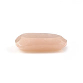 PEACH MOONSTONE BOTH SIDE TABLE CUT TAPPERED15.20X10X7.80 MM 4.84 Cts.
