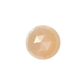 PEACH MOONSTONE ROSE CUT ROUND CAB (MEDIUM)(CLEAN) 8.00X8.00 MM 1.66 Cts.