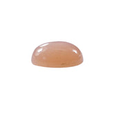 PEACH MOONSTONE PLAIN OVAL CAB (MEDIUM)(CLEAN) 10.00X8.00 MM 2.56 Cts.
