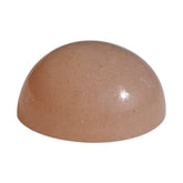PEACH MOONSTONE PLAIN CAB ROUND CLEAN 8.00X8.00 MM 1.97 Cts.