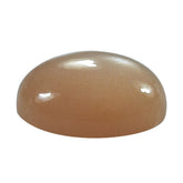 PEACH MOONSTONE PLAIN CAB OVAL CLEAN 12.00X10.00 MM 4.53 Cts.