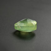 PREHNITE ROSE CUT BRIOLETTE PEAR/TABEEZ (FULL DRILL) 8MM 2.45 Cts.