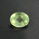 PREHNITE ROSE CUT OVAL 10X8MM 2.73 Cts.