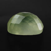PREHNITE CHECKER CUSHION CAB 11X8MM 4.18 Cts.