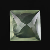 PREHNITE PRINCESS CUT SQUARE 12MM 7.43 Cts.
