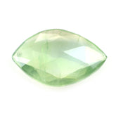 PREHNITE ROSE CUT BRIOLETTE IRREGULAR ONION SHAPE 14X9MM 3.09 Cts.