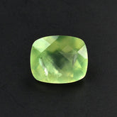 PREHNITE CHECKER CUT CUSHION 12X10MM 5.45 Cts.