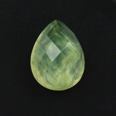 PREHNITE CHECKER PEAR CAB 16X12MM 10.15 Cts.