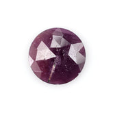 PINK RED SAPPHIRE ROSE CUT ROUND CAB 14.00MM 7.29 Cts.