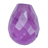 PINK SAPPHIRE (GLASS FILLED) FACETED DROP (HALF DRILL) 8X6MM 3.20 Cts.